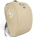 YOREPEK Padded Car Seat Bags for Air Travel, Fits for Doona Car Seat Stroller with isofix Base, Sturdy Stroller Bag Backpack with Lockable Zipper, Foldable Stroller Cover for Baby Travel, Sand Beige