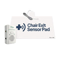 Smart Caregiver Chair Exit Alarm for Elderly Fall Prevention - Weight Sensing Pad and Alert Monitor Let You Know When They Get Up from a Chair