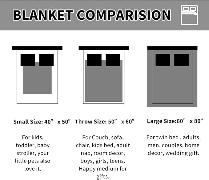 Fleece Blanket Queen Size Dark Grey Soft Blanket Throw Lightweight Plush Black Queen Blankets for Bed 90x90 inch