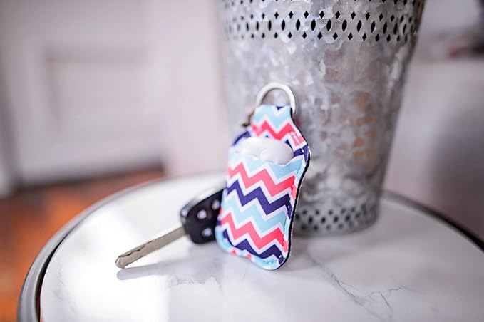 Daisy Lane Hand Sanitizer Holder for Backpack Kids Travel Size Baseball Softball Keychain