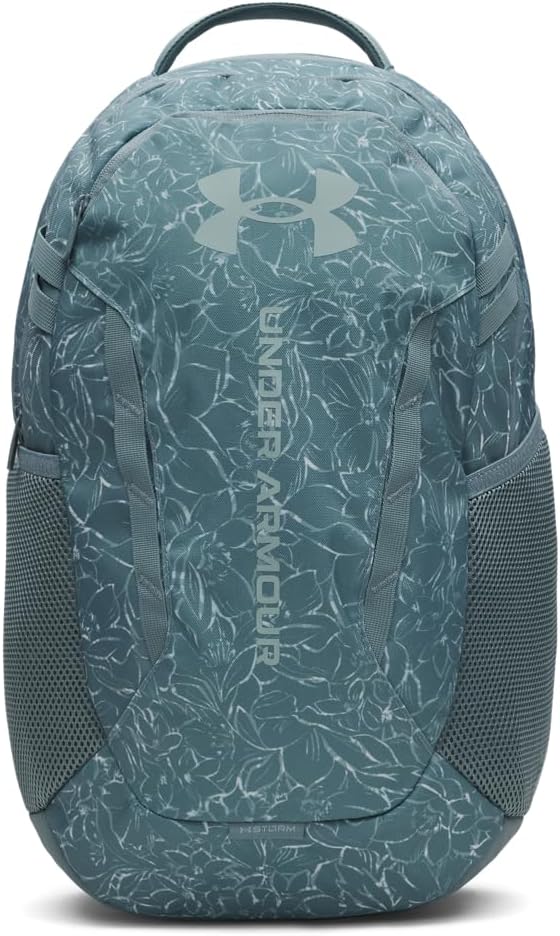 Under Armour Unisex Hustle 6.0 Backpack, (587) Jasper Blue/Jasper Blue/Serpentine, One Size Fits Most