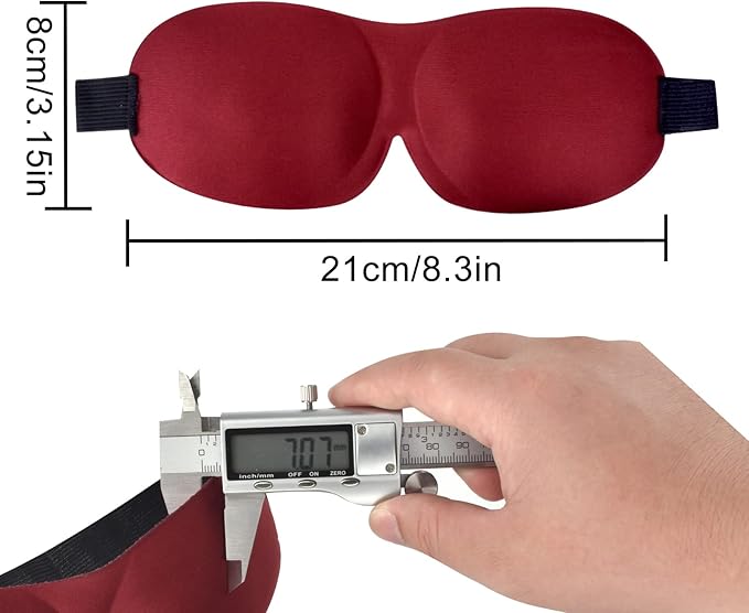 AccEncyc 4 Pcs Sleep Mask 3D Eye Mask for Sleeping Eye Covers for Back and Side Sleeper at Travel, Sleep, Airplane