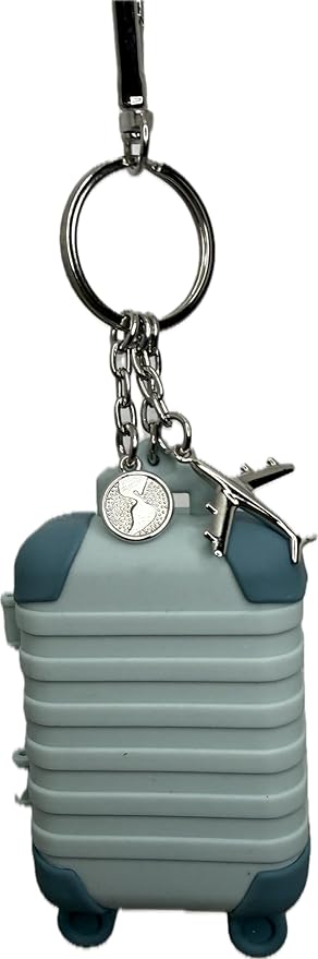 Bath and Body Works Vacation Luggage Adorned with Charms Pocketbac Hand Sanitzer Holder