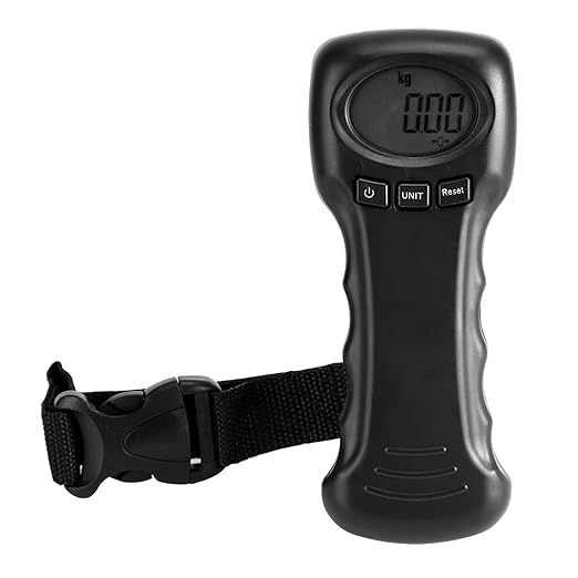 Luggage Scale, 50kg/110lb Suitcase Scale with LCD Digital Display for Travel, Packages