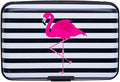 ELFISH Mini RFID Aluminum Wallet Credit Cards Holder Business Card Case Metal ID Case for Men Women (Crane)