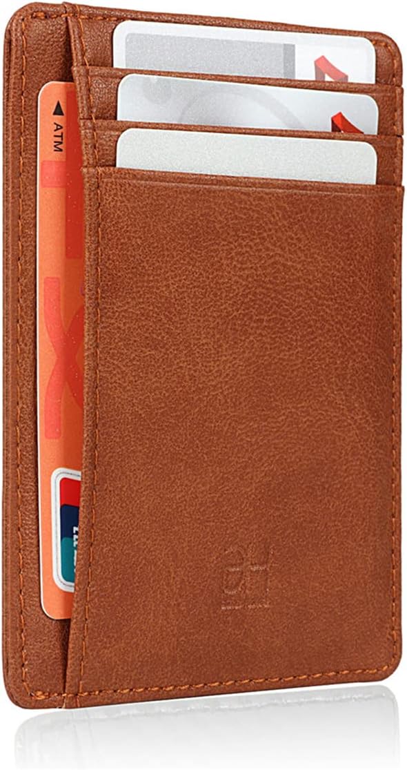 GH GOLD HORSE Slim RFID Blocking Card Holder Minimalist Leather Front Pocket Wallet for Women | Slim, RFID Blocking, Minimalist, Front Pocket