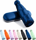MRTLLOA Travel Essentials Mini Umbrella with Case for Purse - Small Compact & Lightweight, UV Sun Protection, Manual Open/Close for Pocket Umbrella(Women/Men/Kids)