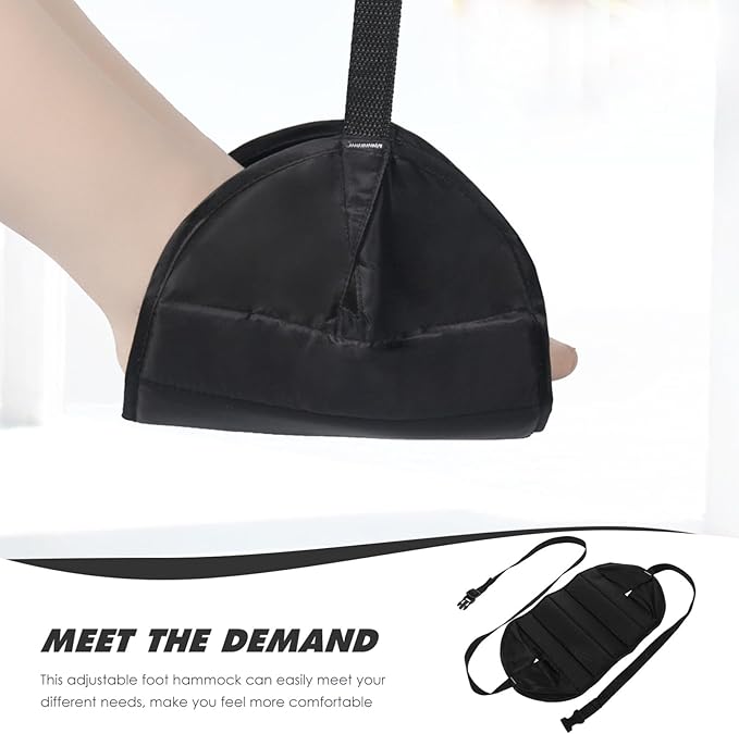 Travel Foot Hammock for Airplane Foot Rest for Airplane Travel Office Leg Rest