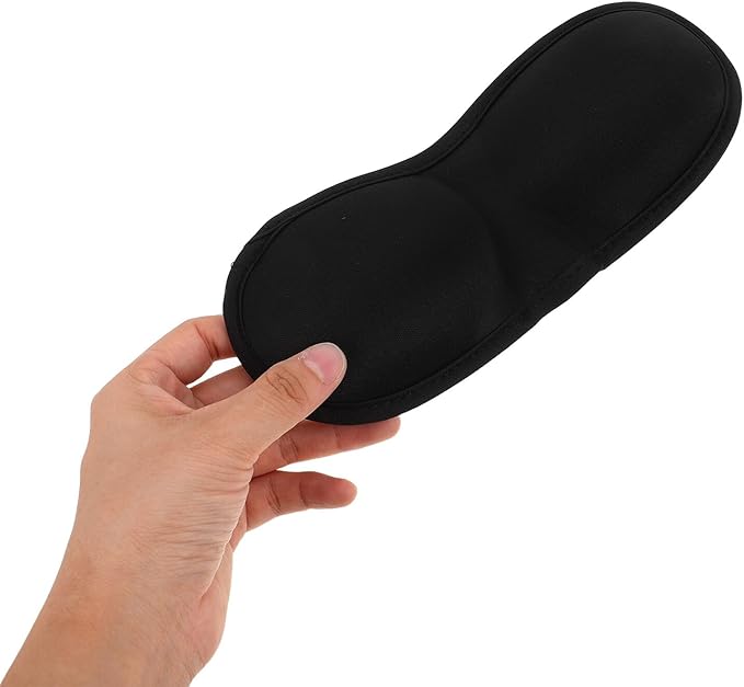 FUOYLOO 6pcs Memory Foam Contoured Sleep Mask Blackout Eye Cover with Soft Edge for Travel, Airplane, and Sleep Light Blocking Blindfold for Men and Women
