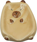 Ceramic Soap Dish, Capybara Shape Soap Holder, Sponge Holder, for Shower,Bathroom,Kitchen Sink Organizer