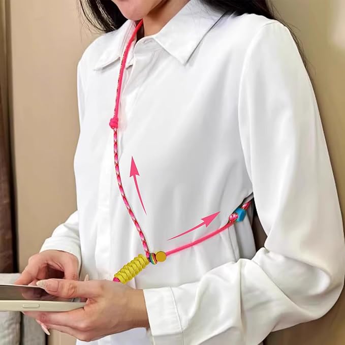 Portable Cellphone Lanyard Neck Phone Holder Crossbody Camera Strap Adjustable Nylon Hand Wrist Lanyards