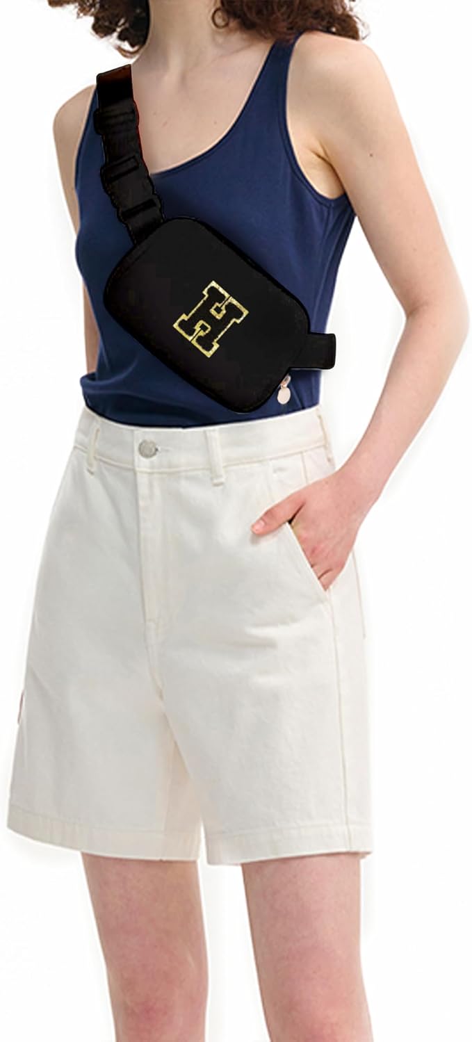 Uygafly Father's Day Gift - Personalized Crossbody Bag | Black
