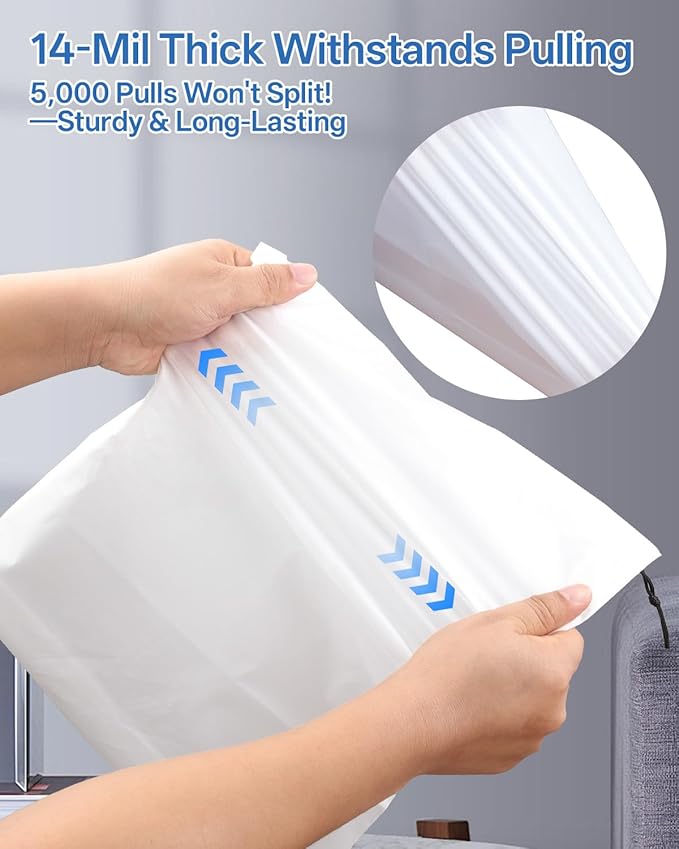Teskyer 20 Pack Shoe Bags for Travel – Transparent, Waterproof, Portable Shoe Storage for Packing (15.7" x 11.8") – Travel Essentials for Men & Women