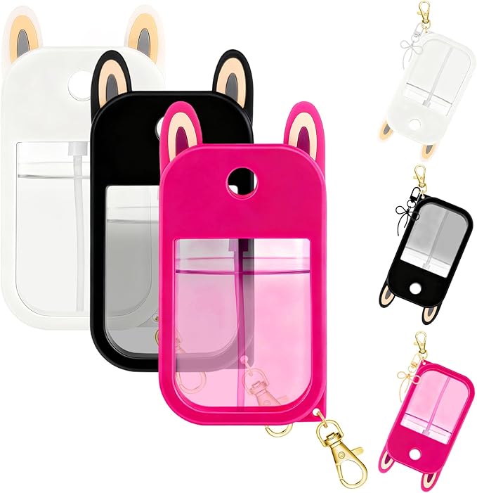Hand Sanitizer Spray Case Compatible with Touchland Silicone Case for Touchland 1 FL OZ/30 mL Keychain Accessory Gifts