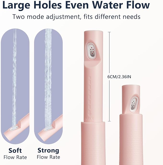 Portable Bidet for Women, 550ml Portable Bidet for Travel, Rechargeable Peri Bottle for Women, Providing to 70 Uses, IPX7 Waterproof for Postpartum Care, Personal Hygiene Cleaning, Perineal
