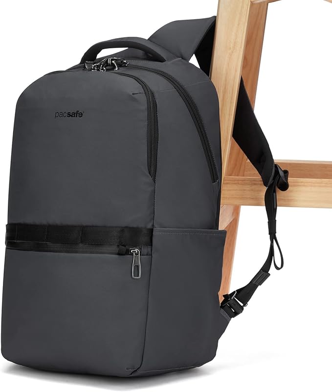 Pacsafe Metrosafe X Anti Theft 25L Backpack - With Padded 16" Laptop Sleeve, Slate