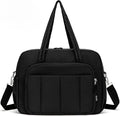 CLUCI Weekender Travel Bag for Women Puffer Tote Bag Carry On Duffle Overnight Bags with Shoe Compartment