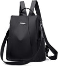 Women Backpacks Anti-Theft Ladies Backpack Purse, Women's Fashion Backpack Shoulder Bag with Replaceable Strap (Casual, Black)