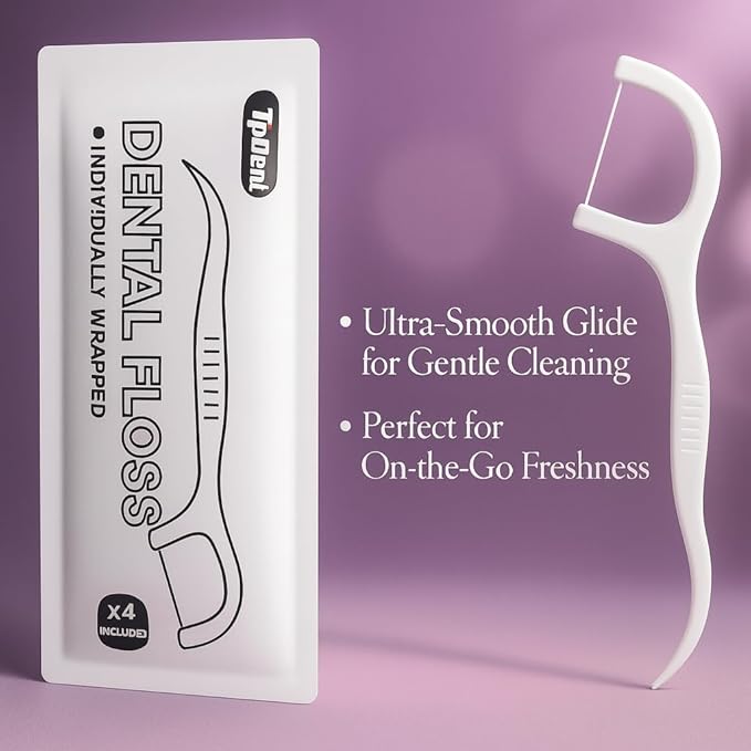 Travel Dental Care Kit with Toothbrush, Toothpaste, Floss Picks, & Mouthwash Packets - Portable Hygiene Set for Office, Gym, Hotels, & Emergencies