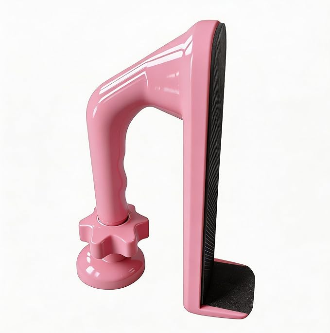 Portable Door Stopper, Aluminum Alloy Anti-Slip Safety Device, Suitable for Personal Protection During Travel or Apartment Living. (Pink)