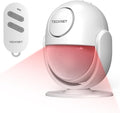TECKNET 125dB Loud Indoor Motion Sensor Alarm with 328ft Remote Control (40ft PIR Detector, Batteries), Wireless Infrared Motion Sensor, Security Motion Detector with Siren for Home Garage Van