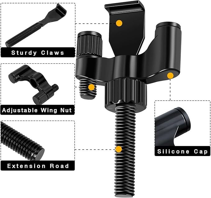 Adjustable Portable Door Lock, Hotel Door Stoppers for Travelers Safety to Prevent Unauthorized Entry,for Traveling Hotel Home Apartment College
