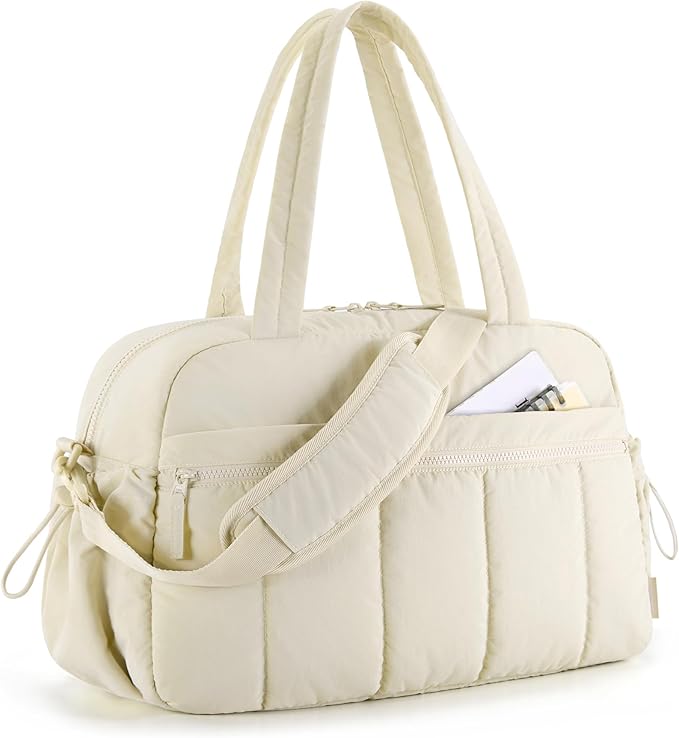 BAGSMART Gym Bag for Women, Duffle Bag for Travel with Wet Pocket, Lightweight Carry on Weekender Duffel, Water Resistant