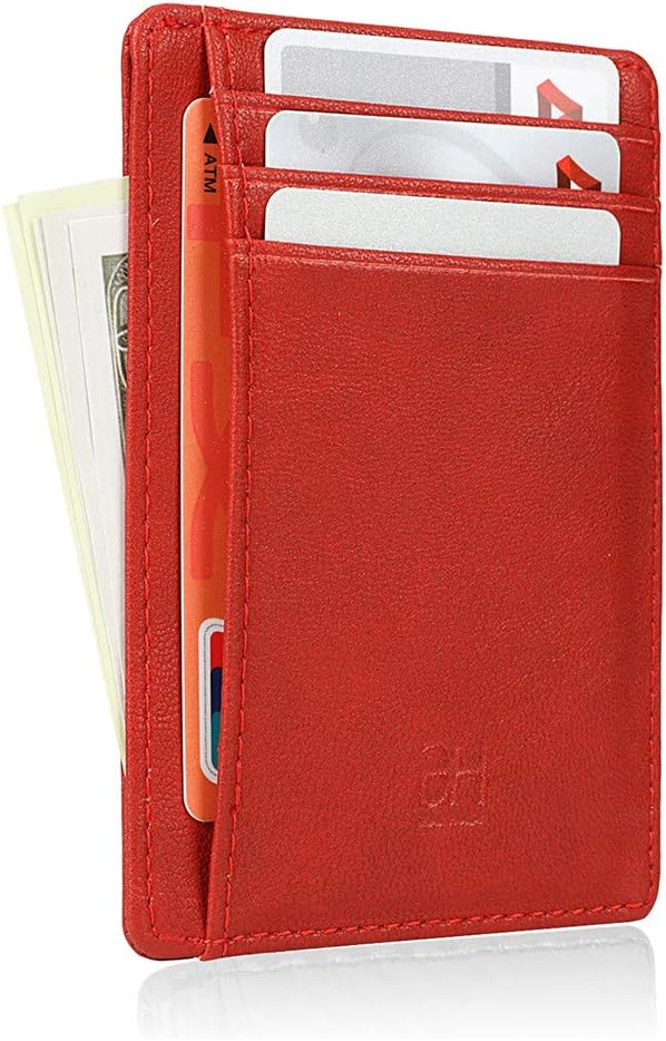 GH GOLD HORSE Slim RFID Blocking Card Holder Minimalist Leather Front Pocket Wallet for Women | Slim, RFID Blocking, Minimalist, Front Pocket
