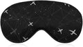 Airplane Plane Sleep Mask Adjustable Blackout Night Eye Cover for Travel Work