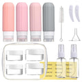 Mrsdry 16 Pack Travel Bottles for Toiletries, Leakproof Travel Containers for Toiletries, TSA Approved Silicone Travel Accessories Squeezable Refillable 3oz for Shampoo Conditioner Lotion