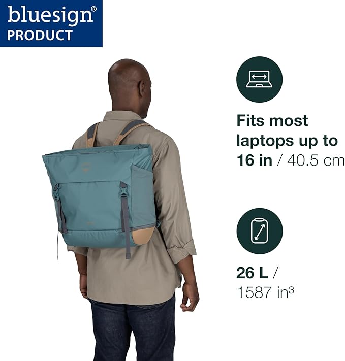 Osprey Daylite Large Tote Weekend Pack - Shoulder or Backpack Carry with Laptop Sleeve & Shoe Compartment