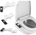 Epica Bidet for Toilet Seat – Warm Water, Adjustable Pressure & Temperature Control, Handheld Sprayer, Easy Installation, Portable Eco-Friendly Bidet for Men & Women, Toilet Hygiene Solution
