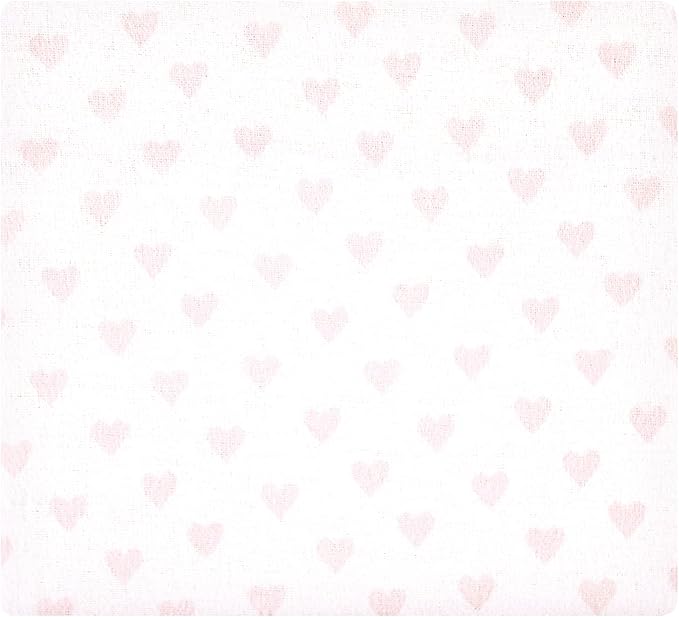 Hudson Baby Unisex Baby Cotton Flannel Receiving Blankets Bundle, Pink Gray Elephant, One Size