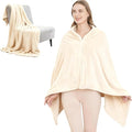 SNZ Wearable Blanket for Womens and Mens, Comfy Flannel Poncho, Snuggie Warm Shawl Wraps for Women, Birthday Gift Ideas