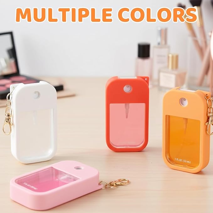 Silicone Case Compatible with Touchland Hand Sanitizer Spray, Protective Case for Power Mist and Glow Mist 1 fl oz