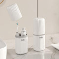 Toothbrush Travel Case & Travel Soap Holder Dish Tray Set of 2, Portable Clear Toothbrush Holders with Cover Leakproof Bar Soap Holder for Traveling School Camping Business Bathroom (1 pc-B-White)