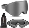 FlyHugz® 3D Travel & Home Sleep Mask|Ultra-Soft, 100% Light-Blocking Eye Mask for Deeper Sleep,Adjustable Strap with Nose Bridge Design|Perfect for Travel and Insomnia