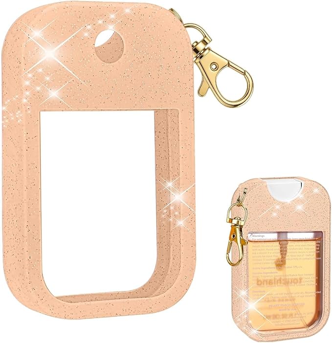Silicone Case Compatible with Touchland Hand Sanitizer Spray, Protective Case for Power Mist and Glow Mist 1 fl oz