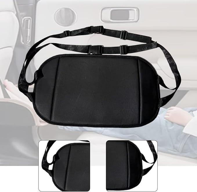 Airplane Foot Hammock for Travel - Portable Footrest for Car, Plane, Office - 46x25cm (18.1x9.8 inch)