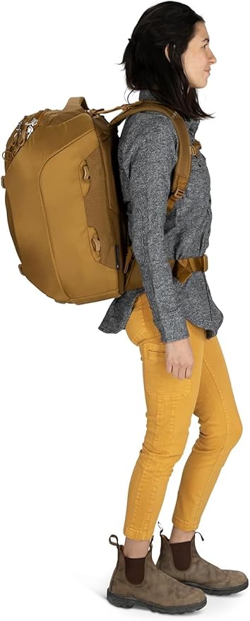 Osprey Sojourn Porter 46L Travel Backpack - Carry-On Compliant Luggage with StraightJacket Compression and Padded Laptop Sleeve - Durable Pack for International or Urban Travel, Graphite Purple