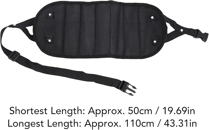 Airplane Foot Rest, Foot Hammock for Plane Travel, Airplane Travel Essentials to Relax Your Feet, Long Flight Essentials (Black)