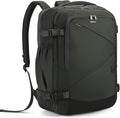ECOHUB Carry On Travel Backpack, Expandable Airlines Personal Item Bag 18x14x8, Water Resistant 17 inch Laptop Backpack Flight Approved, 12 Pockets 30L Work Backpacks with Wet Pocket & Cable Slot