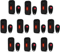 USUPERINK Car Alarm System, 113dB Fake Car Alarm, Motion Alarms for Cars Vehicle Security Alert Automotive Vibration Warning Interior Safety Red LED Light IP66 Waterproof, 10Pcs