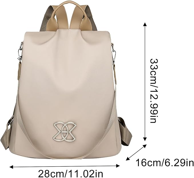 Anti-theft Large Capacity Backpack For Women, Lightweight Leisure Shoulder Bag, Cross Body Back Pack Bag, Multi-Purpose Rucksack Backpack With Adjustable Strap For School Work Commuting Traveling