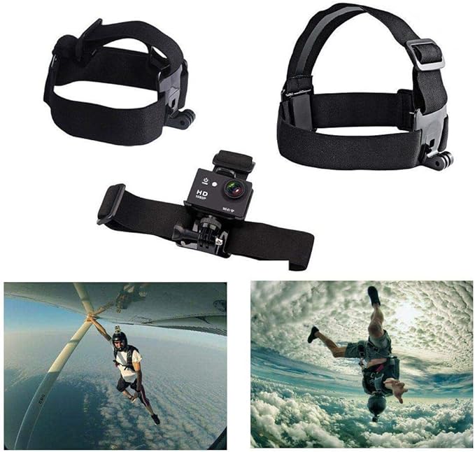 Navitech 18-in-1 Action Camera Accessories Combo Kit with EVA Case Compatible with Contour +2 | Roam 2 | Roam Action Camera