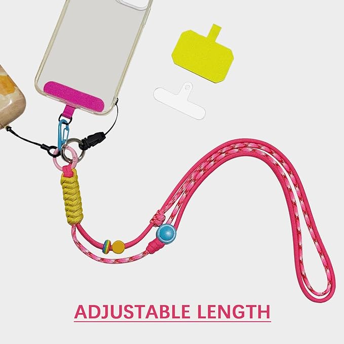 Portable Cellphone Lanyard Neck Phone Holder Crossbody Camera Strap Adjustable Nylon Hand Wrist Lanyards