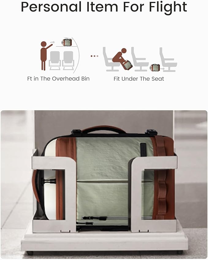 LOVEVOOK 40L Travel Backpack for Women Men, Airline Approved Carry On Luggage with 3 Cubes Accessories, TSA Personal Item Travel Cruise Essentials, Waterproof Weekender Overnight Bags fits 17" Laptop