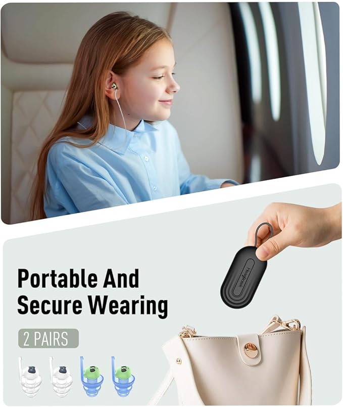 Kids Ear Plugs for Ear Pressure Relief, 2 Pairs Noise Reduction Soft Reusable Ear Plugs for Children, Airplane Travel Essentials for Sleep, Study, Focus, Noise Sensitivity (Mix-L: Cool Lengends)