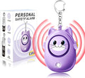 Personal Alarm Keychain for Women with LED Light, Safe Sound 130dB Loud Siren, Cute Emergency Self-Defense Safety Alarm , Security Siren for Children,