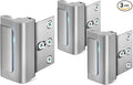 Door Reinforcement Lock Home Security - Door Locks for Kids Safety Childproof Door Latch Guard with 3" Stop Withstand 800 lbs Inward Swinging Front Door Upgrade Night Lock Prevent Unauthorized Entry
